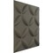 Ekena Millwork 19 5/8in. W x 19 5/8in. H Wallflower EnduraWall Decorative 3D Wall Panel Covers 2.67 Sq. Ft. WP20X20WAISG - alternate 5